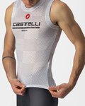 CASTELLI Cyklistické tričko bez rukávov - PRO MESH BL - šedá