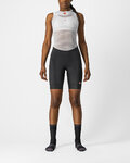 CASTELLI Cyklistické nohavice krátke bez trakov - ENDURANCE LADY - čierna