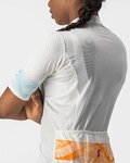CASTELLI Cyklistický dres s krátkym rukávom - FENICE LADY - ivory/oranžová