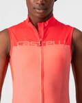 CASTELLI Cyklistický dres bez rukávov - VELOCISSIMA LADY - ružová