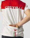 CASTELLI Cyklistický dres s krátkym rukávom - NEO PROLOGO KIDS - červená/biela