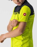 CASTELLI Cyklistický dres s krátkym rukávom - NEO PROLOGO KIDS - žltá/modrá