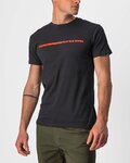 CASTELLI Cyklistické tričko s krátkym rukávom - VENTAGLIO TEE - čierna