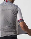 CASTELLI Cyklistická vesta - ARIA - strieborná