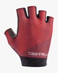 CASTELLI Cyklistické rukavice krátkoprsté - ROUBAIX GEL 2 LADY - bordová