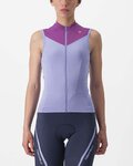 CASTELLI Cyklistický dres bez rukávov - SOLARIS LADY - fialová