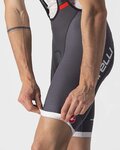 CASTELLI Cyklistické nohavice krátke s trakmi - COMPETIZION KIT - šedá