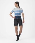 CASTELLI Cyklistický dres s krátkym rukávom - DOLCE LADY - modrá/svetlo modrá