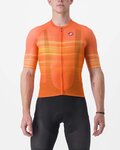 CASTELLI Cyklistický dres s krátkym rukávom - CLIMBER'S 3.0 - oranžová