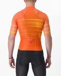 CASTELLI Cyklistický dres s krátkym rukávom - CLIMBER'S 3.0 - oranžová