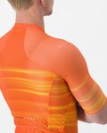 CASTELLI Cyklistický dres s krátkym rukávom - CLIMBER'S 3.0 - oranžová