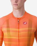CASTELLI Cyklistický dres s krátkym rukávom - CLIMBER'S 3.0 - oranžová