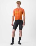CASTELLI Cyklistický dres s krátkym rukávom - CLIMBER'S 3.0 - oranžová
