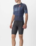 CASTELLI Cyklistický dres s krátkym rukávom - CLIMBER'S 3.0 - modrá