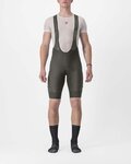 CASTELLI Cyklistické nohavice krátke s trakmi - UNLIMITED CARGO - zelená