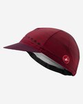 CASTELLI Cyklistická čiapka - ROSSO CORSA - bordová