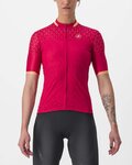 CASTELLI Cyklistický dres s krátkym rukávom - PEZZI LADY - červená