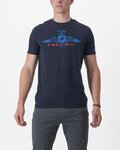 CASTELLI Cyklistické tričko s krátkym rukávom - ARMANDO 2 TEE - modrá