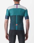 CASTELLI Cyklistický dres s krátkym rukávom - SEZIONE - zelená