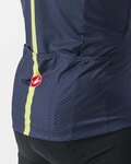 CASTELLI Cyklistický dres s krátkym rukávom - SEZIONE - ivory/modrá/červená