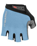CASTELLI Cyklistické rukavice krátkoprsté - ENTRATA - modrá