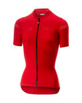 CASTELLI Cyklistický dres s krátkym rukávom - PROMESSA 2.0 LADY - červená