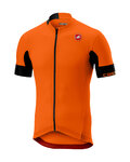 CASTELLI Cyklistický dres s krátkym rukávom - AERO RACE 4.1 SOLID - oranžová