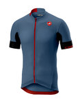 CASTELLI Cyklistický dres s krátkym rukávom - AERO RACE 4.1 SOLID - modrá