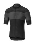 CASTELLI Cyklistický dres s krátkym rukávom - RUOTA - čierna/šedá