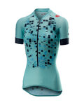 CASTELLI Cyklistický dres s krátkym rukávom - CLIMBER'S LADY - modrá