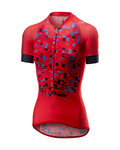 CASTELLI Cyklistický dres s krátkym rukávom - CLIMBER'S LADY - červená