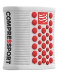 COMPRESSPORT potítka - 3D.DOTS - biela/červená
