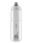 ELITE Cyklistická fľaša na vodu - JET GREEN 750 ml - transparentná