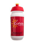Cyklistická fľaša na vodu - COFIDIS 2018 550 ml - biela/červená