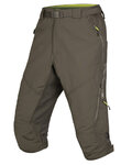 Cyklistické nohavice 3/4 bez trakov - HUMMVEE II 3/4 - hnedá