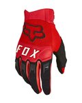 FOX Cyklistické rukavice dlhoprsté - DIRTPAW GLOVE - čierna/červená