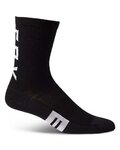 FOX Cyklistické ponožky klasické - FLEXAIR MERINO LADY - čierna
