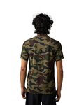 FOX Cyklistické tričko s krátkym rukávom - VZNS CAMO - zelená/čierna/hnedá