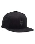 FOX Cyklistická čiapka - FOX HEAD SNAPBACK - čierna