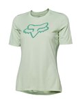 FOX Cyklistický dres s krátkym rukávom - RANGER FOX HEAD LADY - zelená