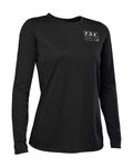 FOX Cyklistický dres s dlhým rukávom letný - RANGER LADY - čierna