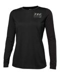 FOX Cyklistický dres s dlhým rukávom letný - RANGER LADY - čierna
