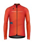 GOBIK Cyklistická zateplená bunda - SKIMO PRO THERMAL - oranžová