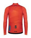 GOBIK Cyklistická zateplená bunda - SKIMO PRO THERMAL - oranžová