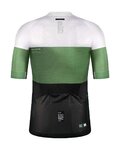GOBIK Cyklistický dres s krátkym rukávom - CX PRO 2.0 - čierna/biela/zelená