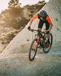 GOBIK Cyklistický dres s krátkym rukávom - CX PRO 2.0 - oranžová/modrá