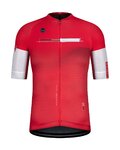 GOBIK Cyklistický dres s krátkym rukávom - CX PRO 2.0 - biela/červená