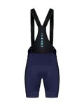 GOBIK Cyklistické nohavice krátke s trakmi - ABSOLUTE 5.0 K10 - modrá