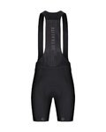 GOBIK Cyklistické nohavice krátke s trakmi - ULTRALITE K12 - čierna