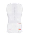GOBIK Cyklistické tričko bez rukávov - SECOND SKIN LADY - biela